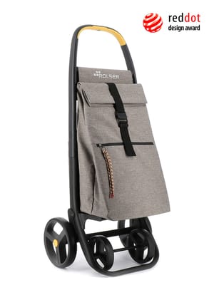 Rolser 8 PLUS Shoppingvagn - 4 hjul, ihopfällbar, 100% återvunnen