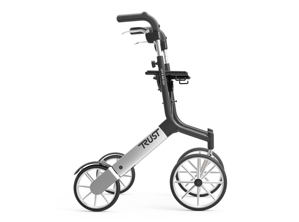 TrustCare Lets Go Out - Ergonomsik rollator för utomhusbruk