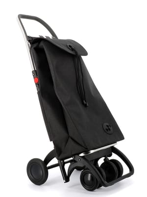 Rolser 4LT Shoppingvagn - 4 hjul, 2 svängbara hjul, ihopfällbar