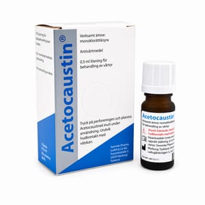 Acetocaustin, Antivårtmedel - 0,5 ml - Starkt vårtmedel