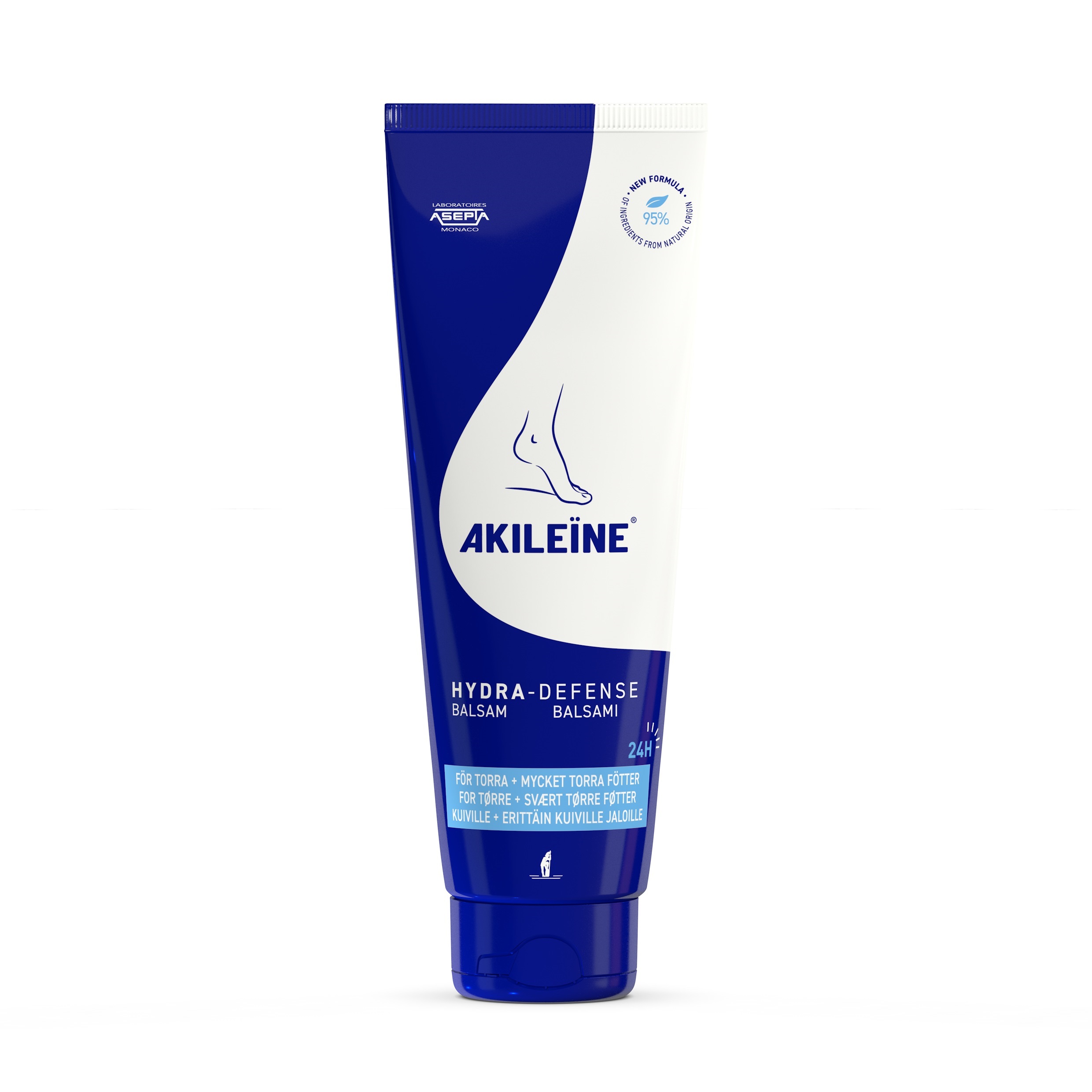 Akileine Hydra Defense - 125 ml - För torra fötter