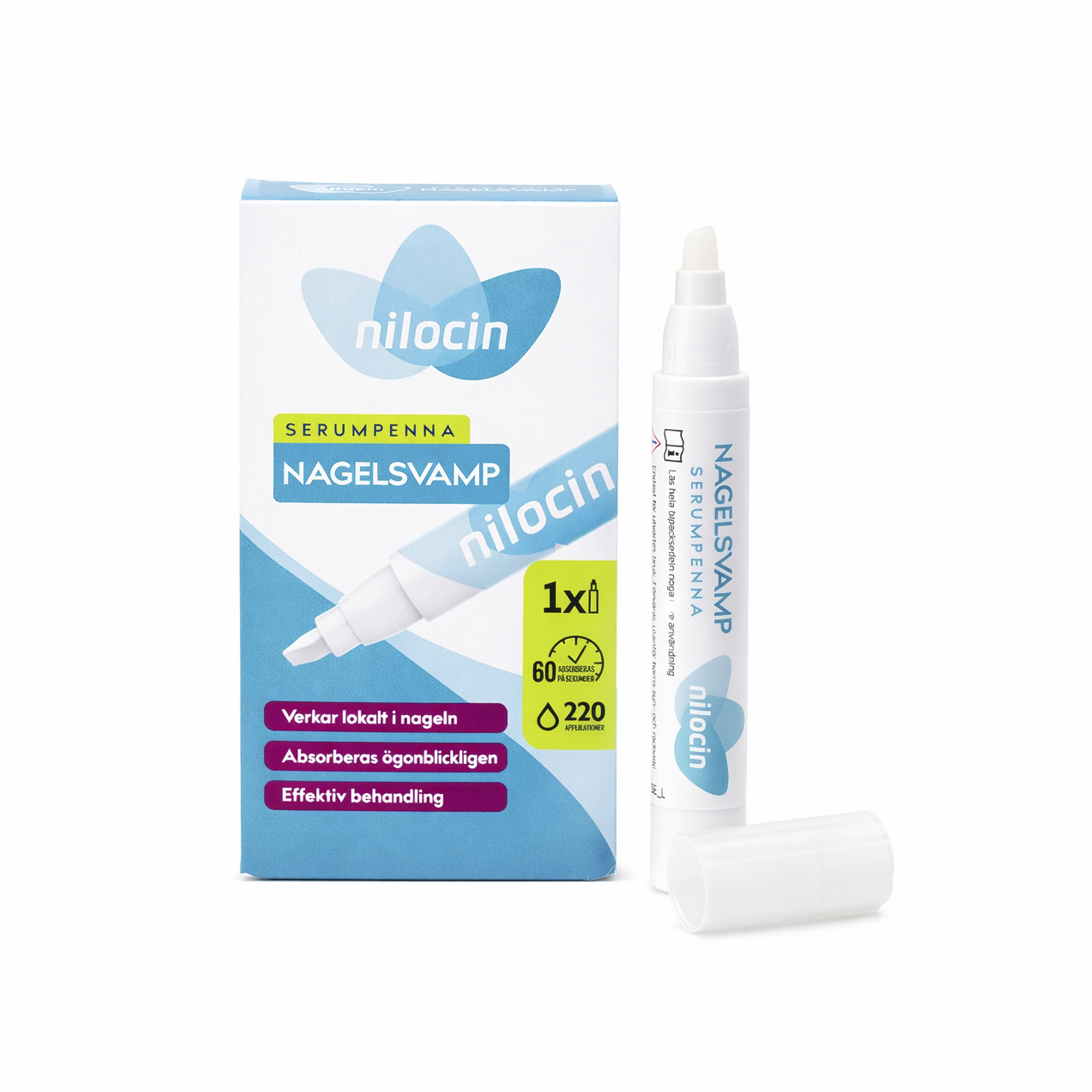 Nilocin Serumpenna - 3 ml - Motarbetar nagelsvamp