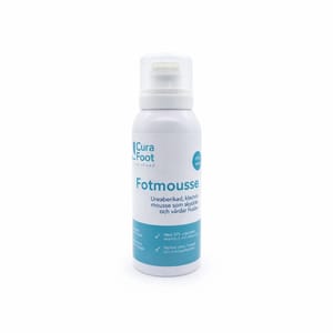 CuraFoot Fotmousse - 100 ml - Återfuktar torr hud och förstärker hudens motståndskraft