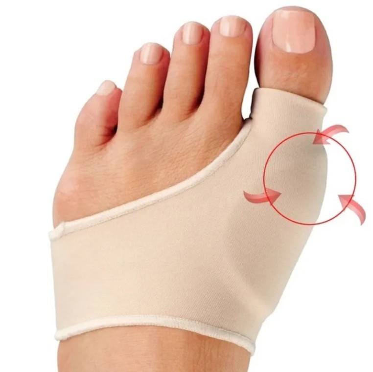 Hallux valgus skydd - 2 st, Small - Strumpa som ger skydd