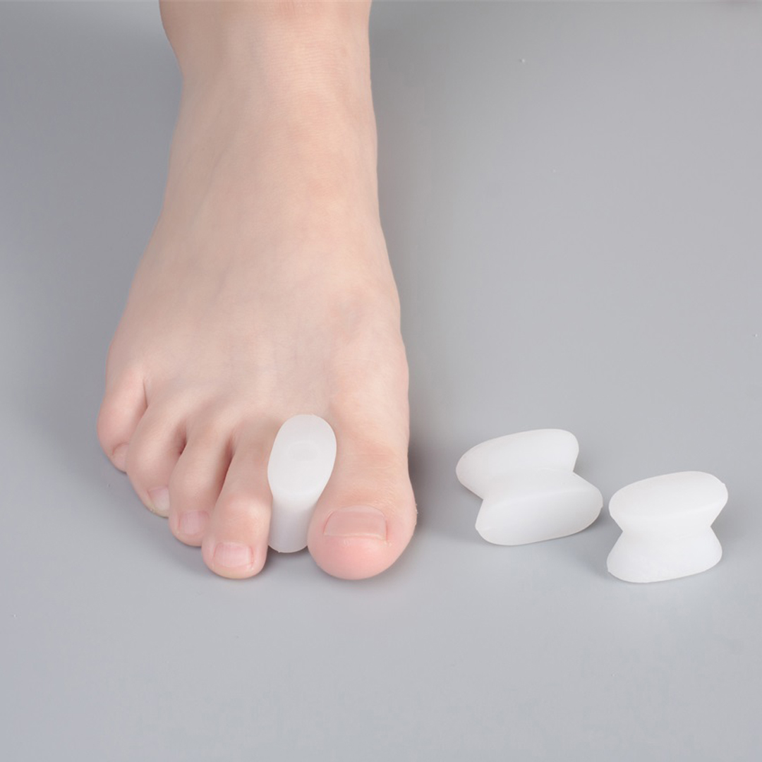 Tåspridare hallux valgus - 2 st, Medium - Separerar tårna för att minska smärta