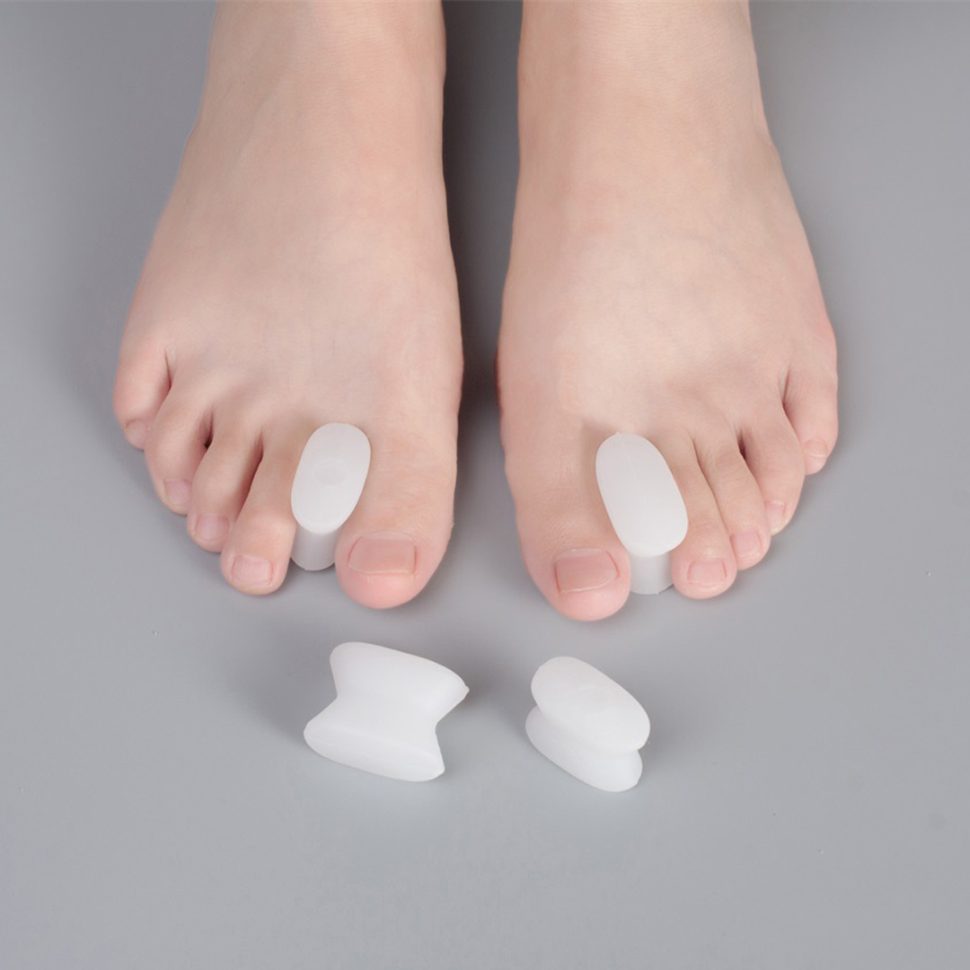 Tåspridare hallux valgus - 2 st, Medium - Separerar tårna för att minska smärta